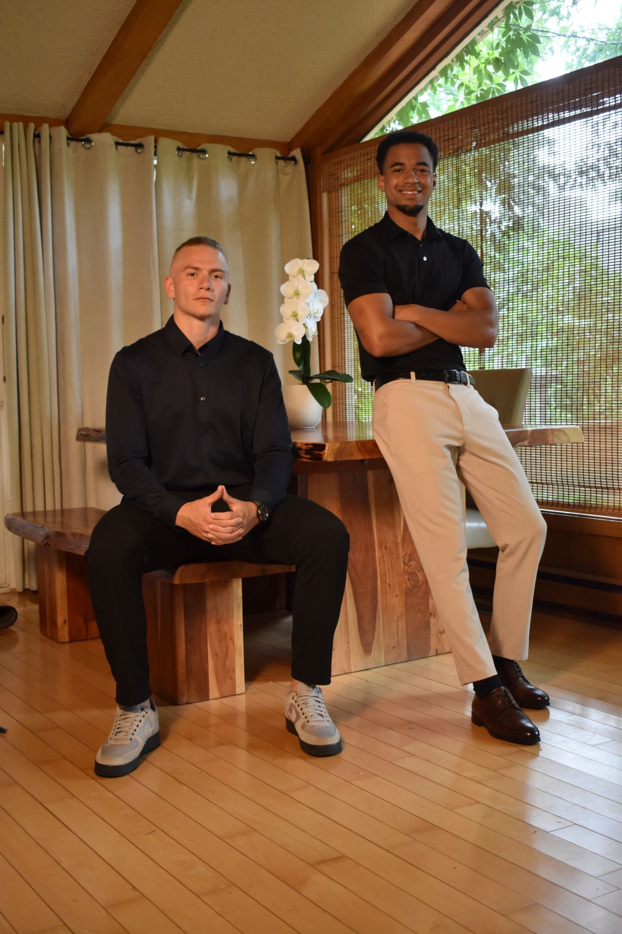 Keshawn Estinvil et Marc-Émile Phillips, cofondateurs de Covox